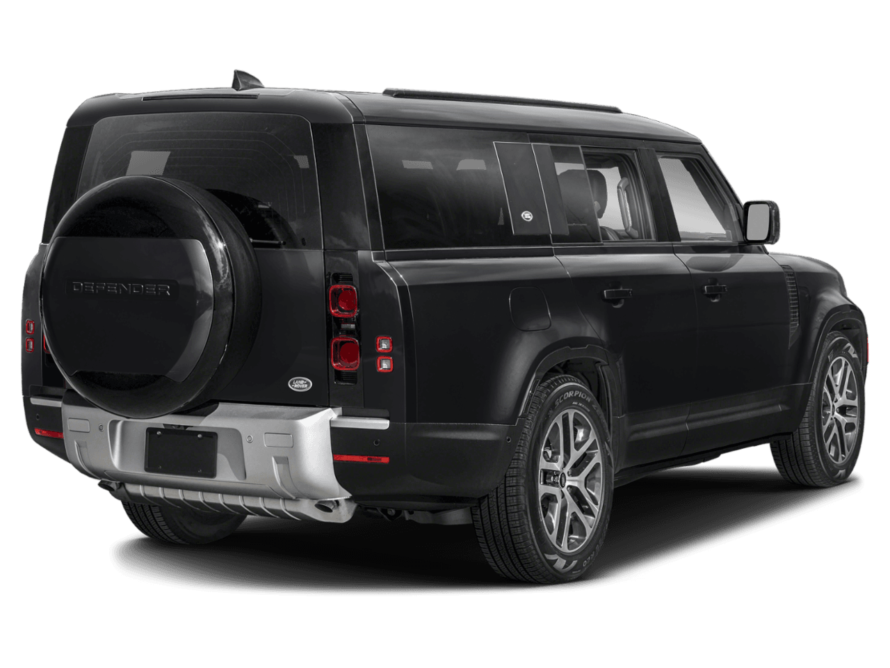 2023 Land Rover Defender 130 - Rear 3/4, facing to the right
