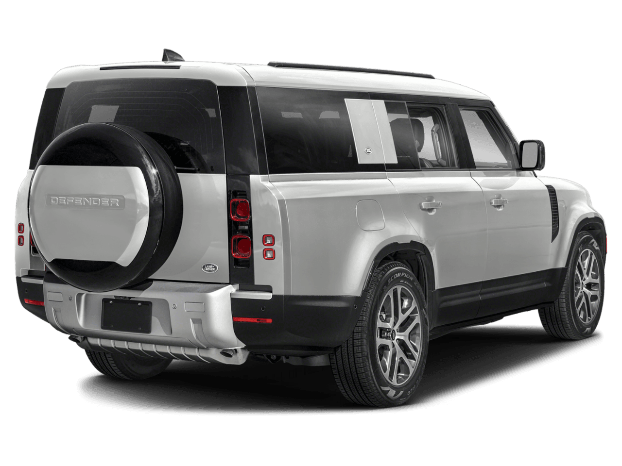2023 Land Rover Defender 130 - Rear 3/4, facing to the right