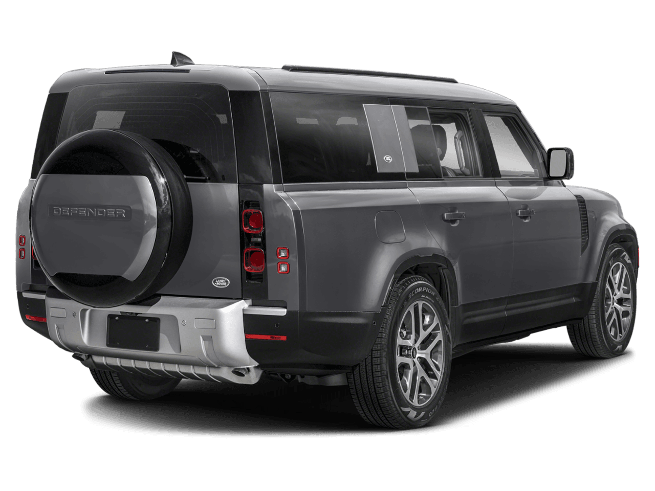 2023 Land Rover Defender 130 - Rear 3/4, facing to the right