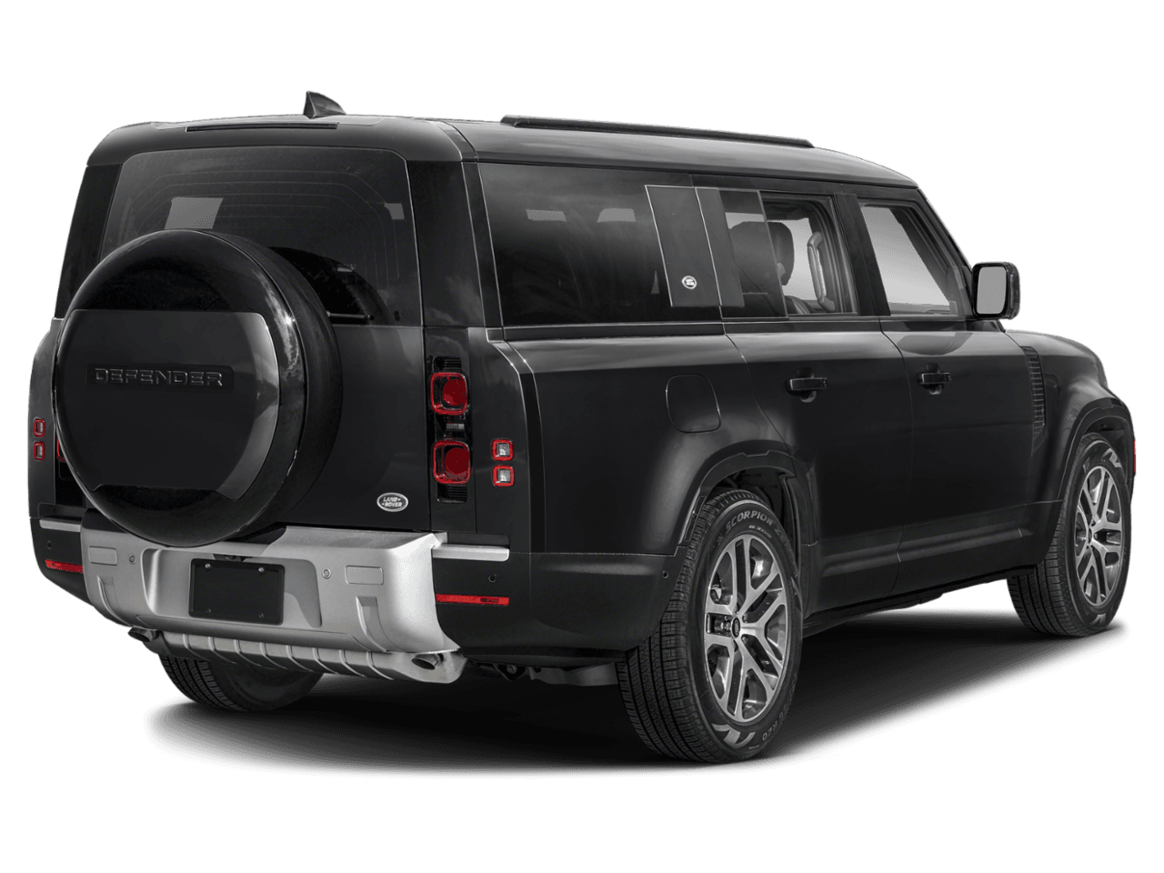 2023 Land Rover Defender 130 - Rear 3/4, facing to the right