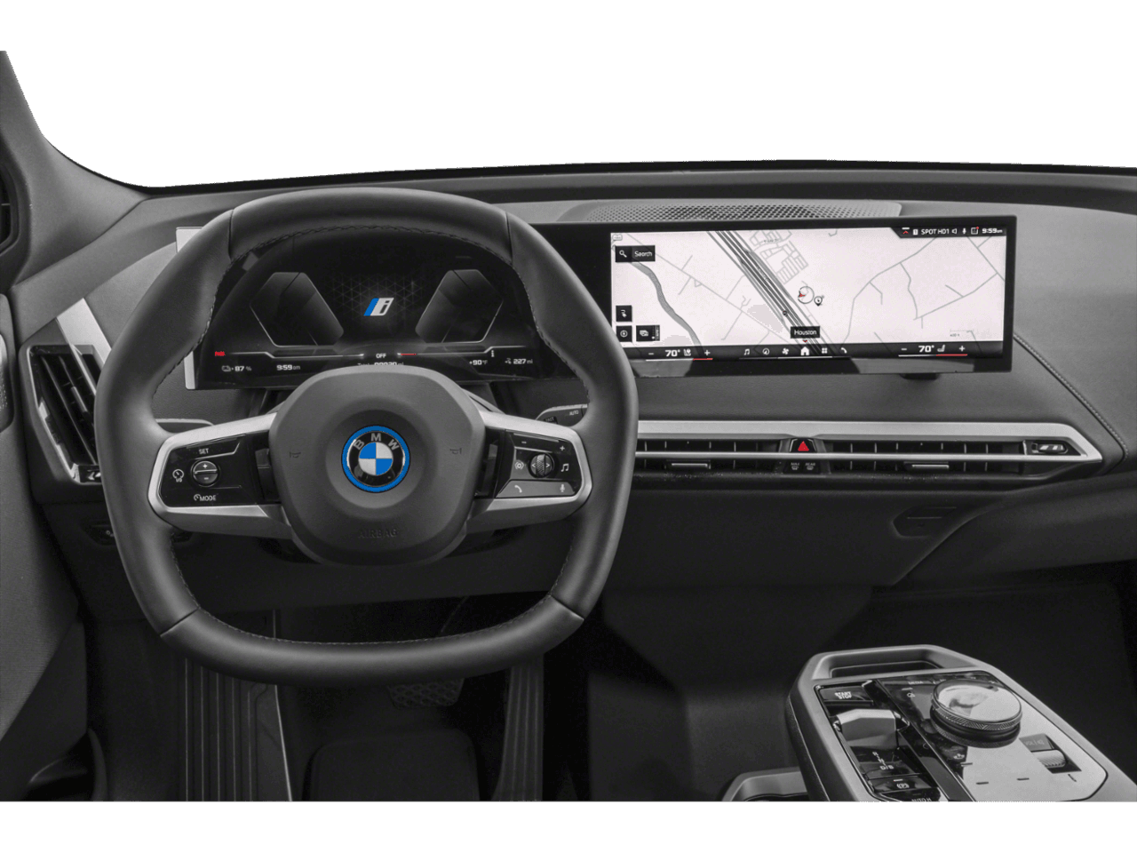 2023 BMW iX xDrive50 - Interior Drivers Dash