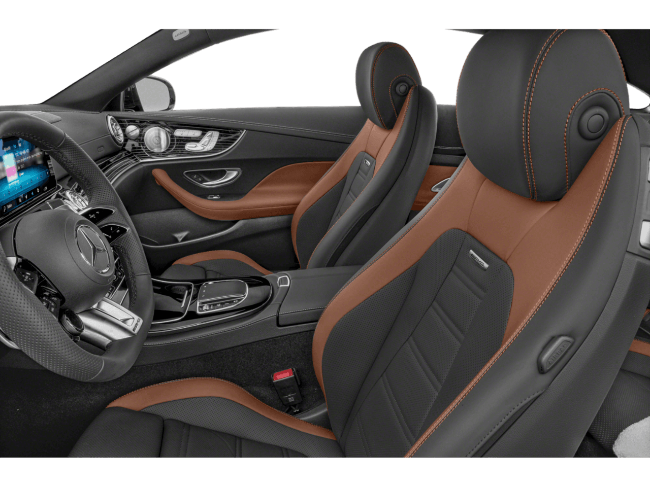 2023 Mercedes-Benz E-Class AMG - Interior Driver's Side with Door Open, Front Seat Feature