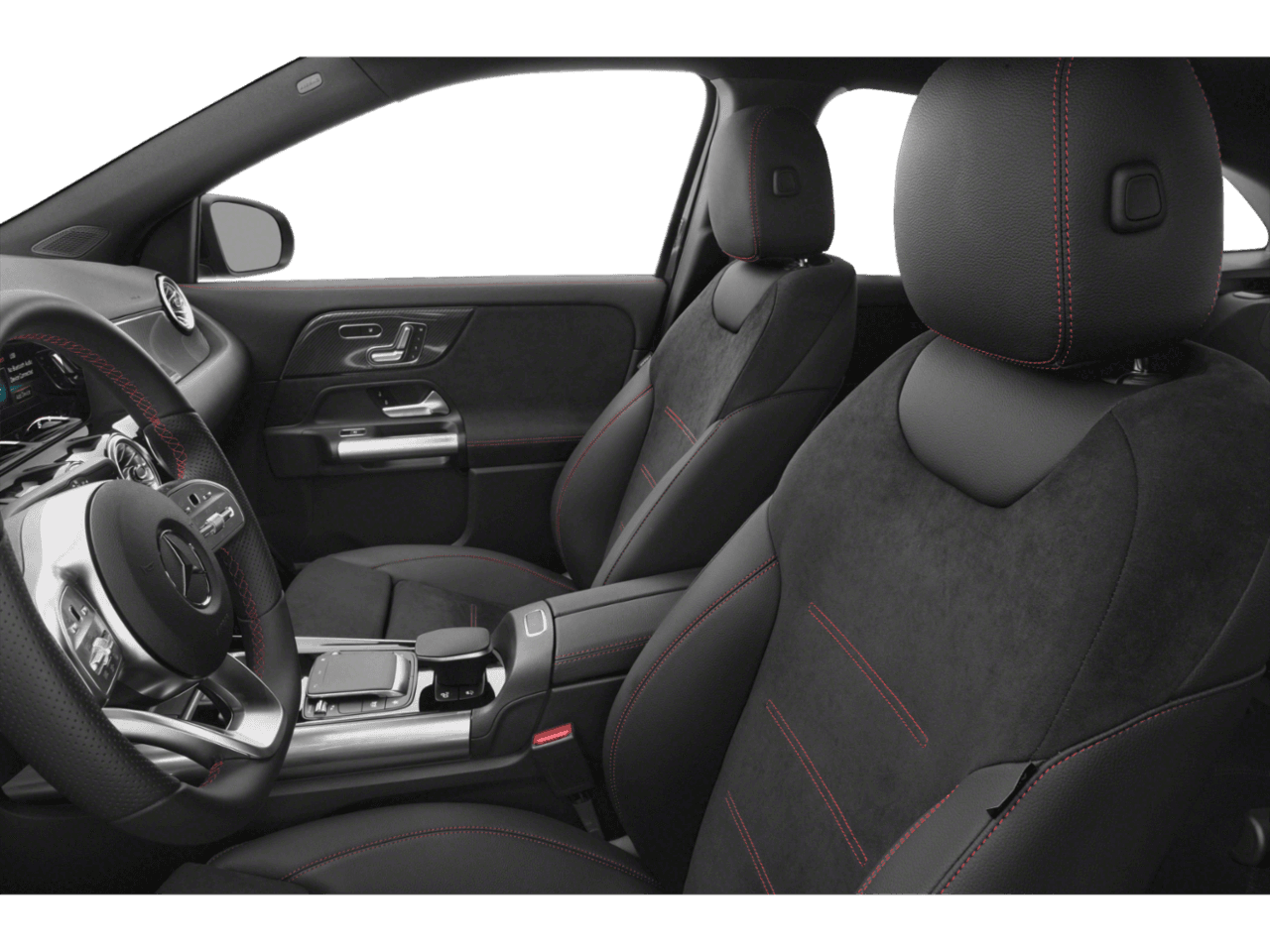 2023 Mercedes-Benz GLA AMG - Interior Driver's Side with Door Open, Front Seat Feature