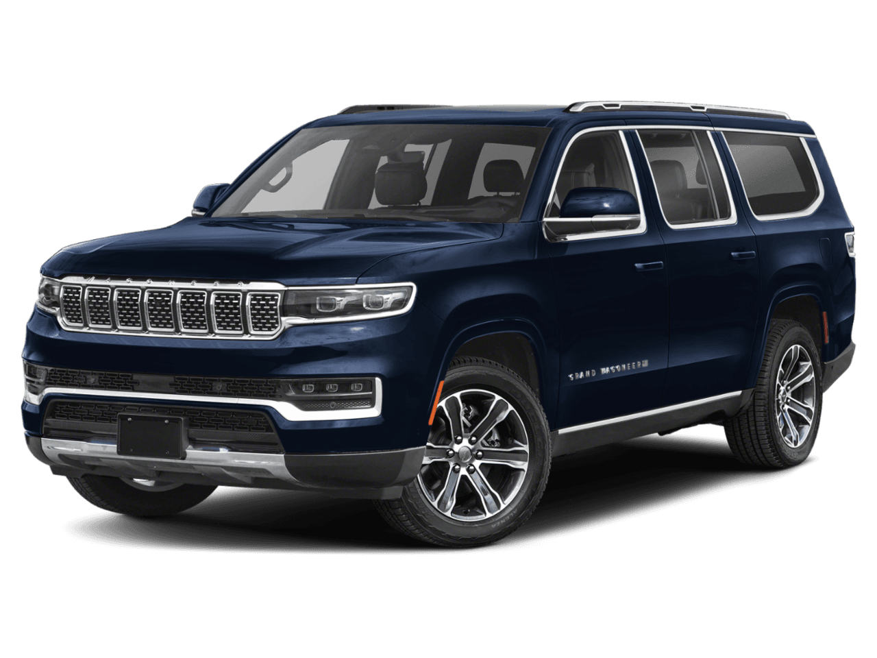2023 Jeep Grand Wagoneer L Series - Front 3/4, facing to the left
