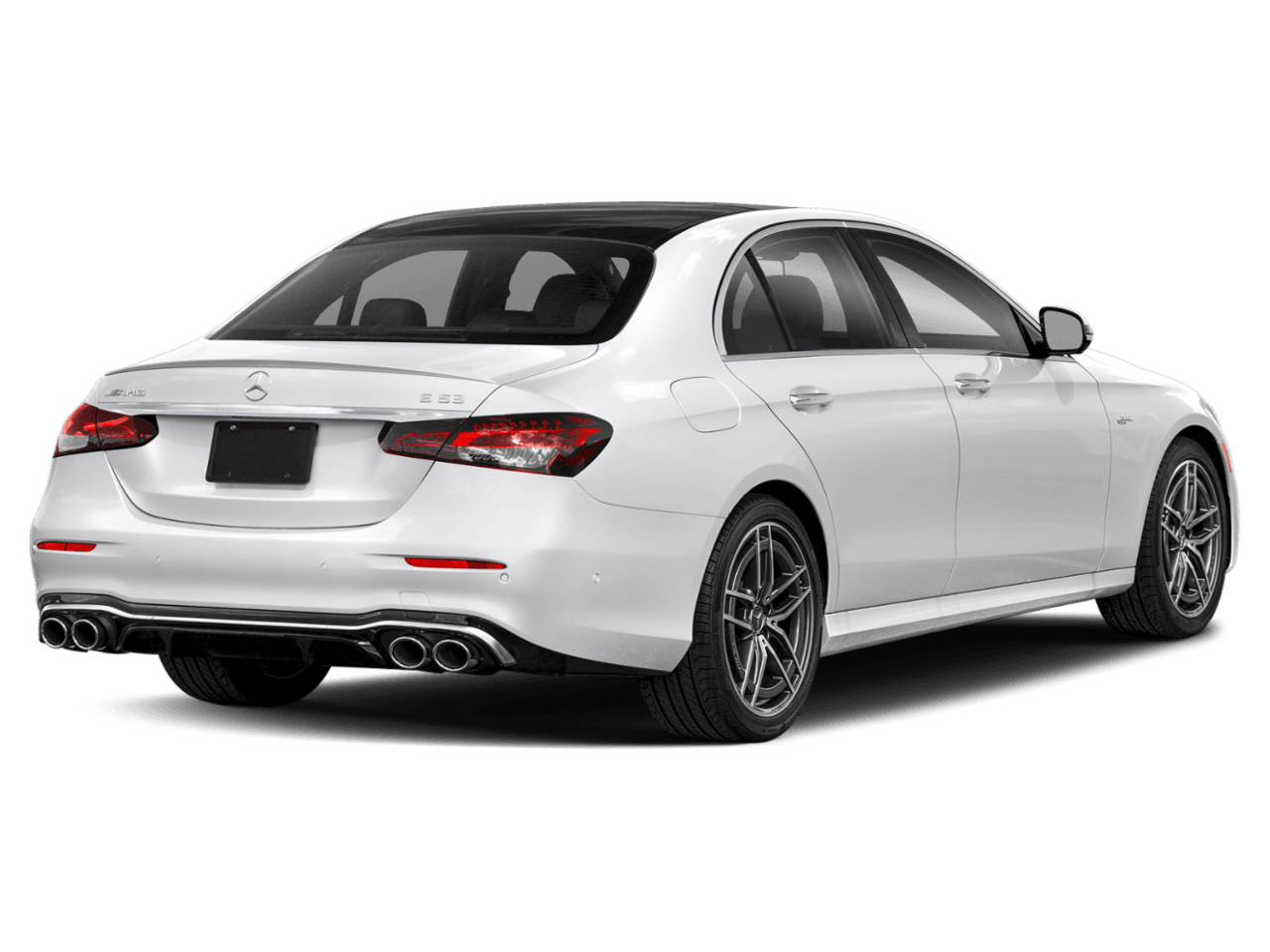 2023 Mercedes-Benz E-Class AMG - Rear 3/4, facing to the right