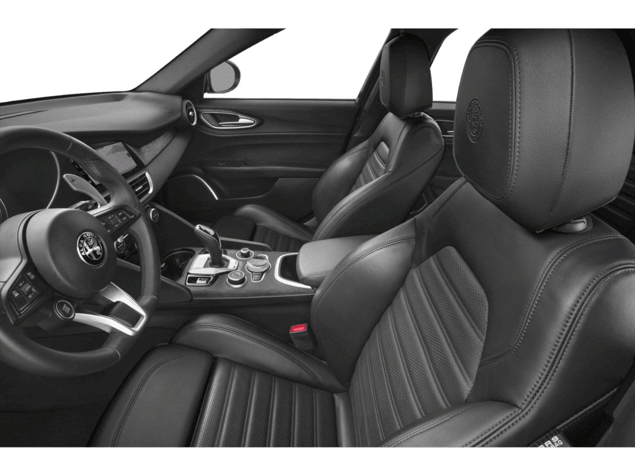 2023 Alfa Romeo Giulia Lusso - Interior Driver's Side with Door Open, Front Seat Feature