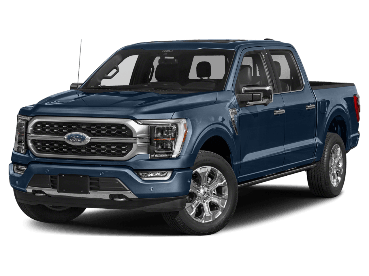 2023 Ford F-150 Platinum - Front 3/4, facing to the left