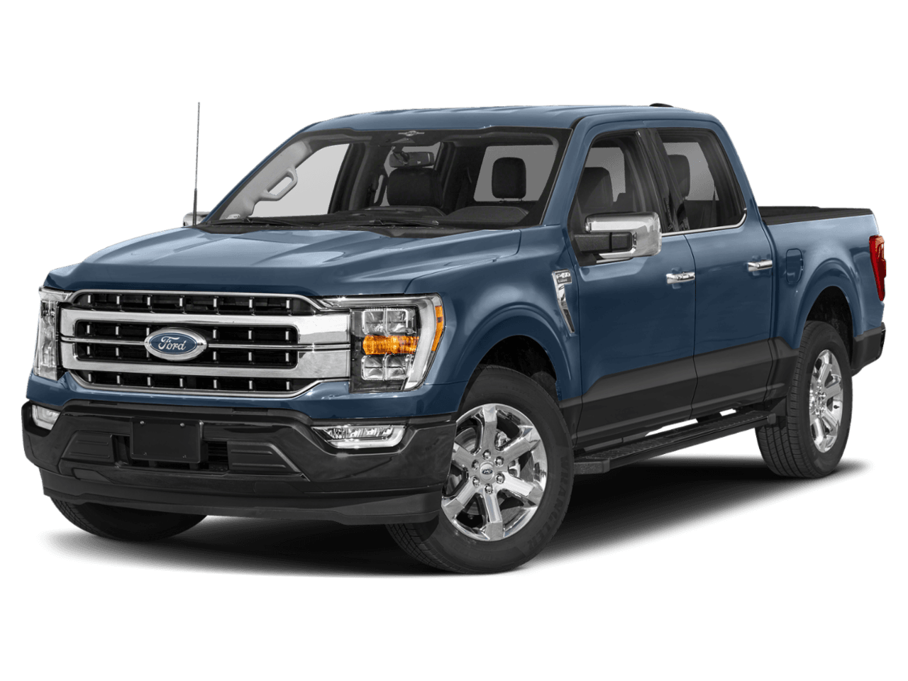 2023 Ford F-150 LARIAT - Front 3/4, facing to the left