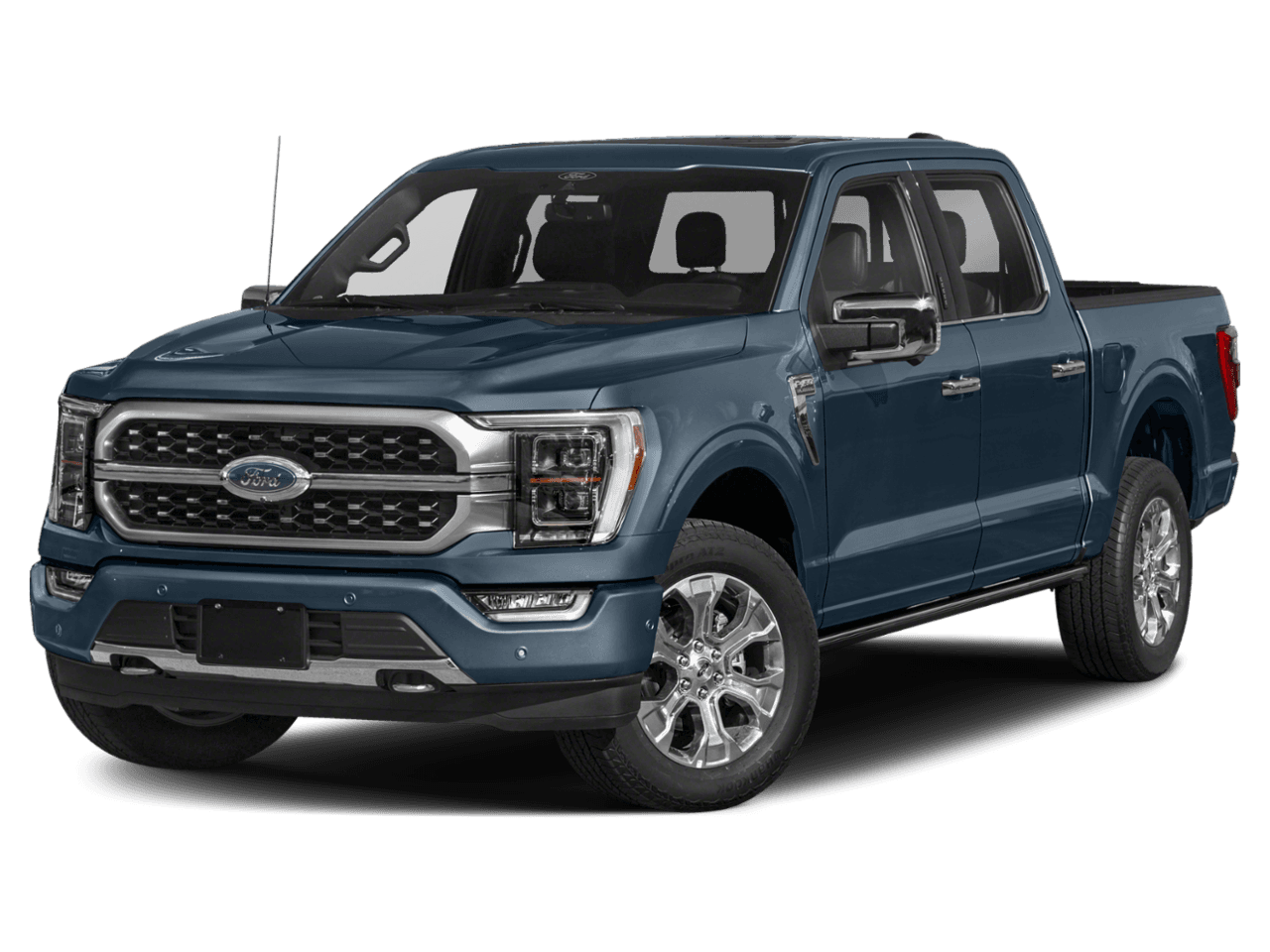 2023 Ford F-150 Platinum - Front 3/4, facing to the left