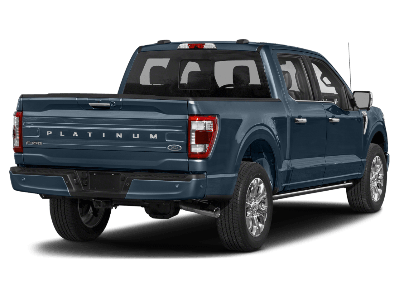 2023 Ford F-150 Platinum - Rear 3/4, facing to the right