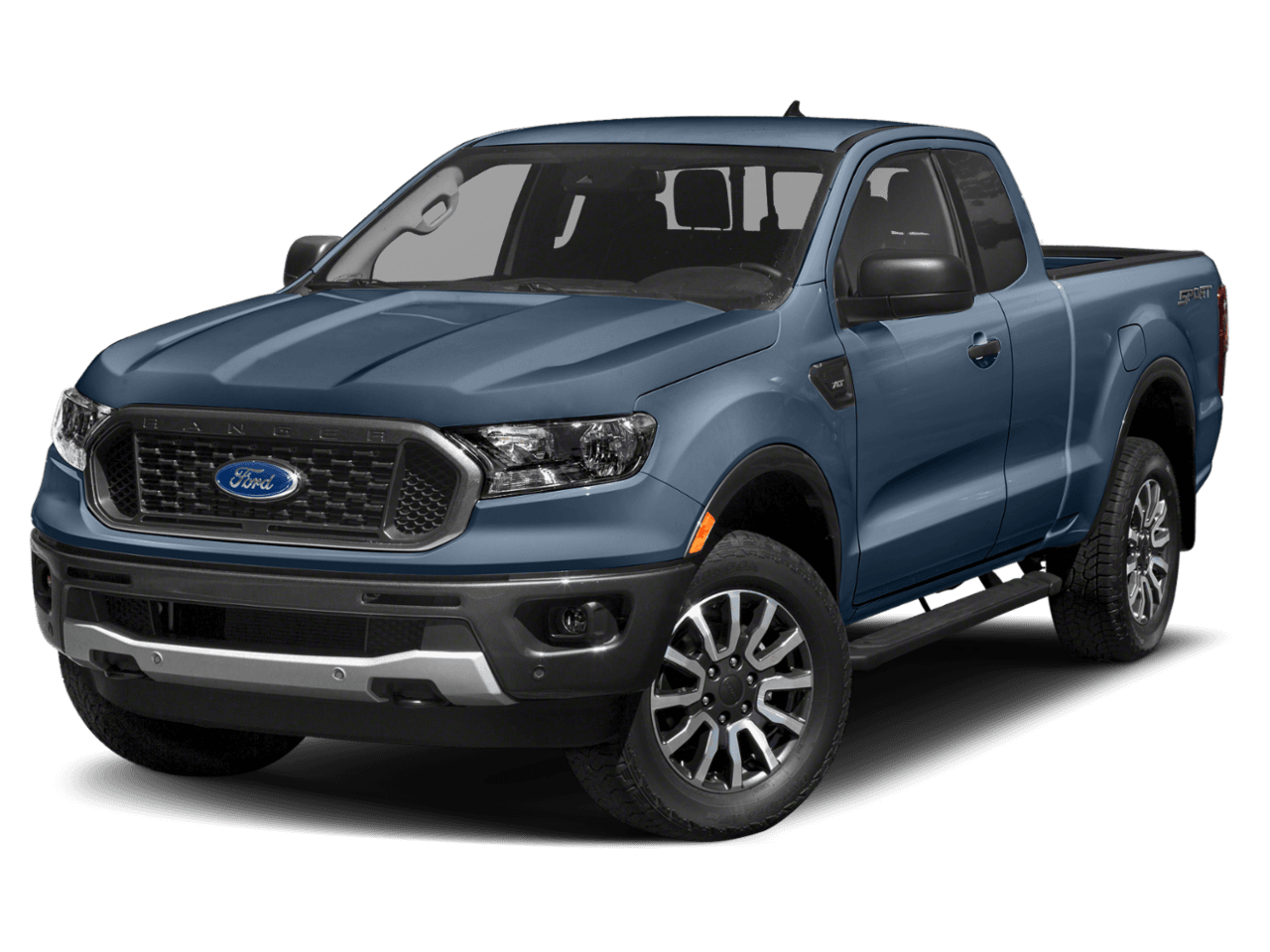 2023 Ford Ranger XLT - Front 3/4, facing to the left