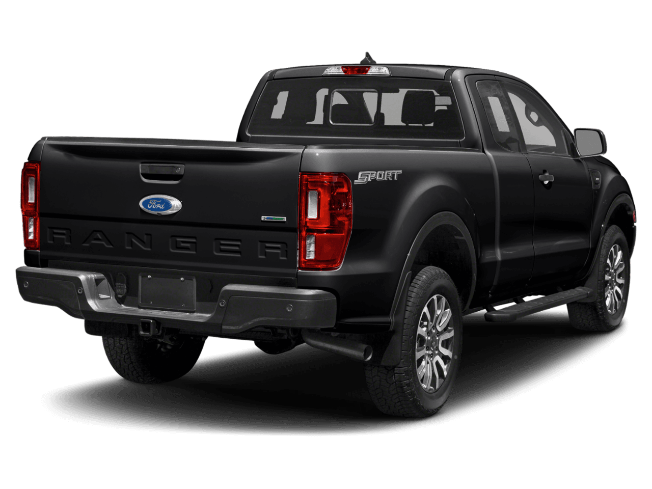 2023 Ford Ranger XLT - Rear 3/4, facing to the right