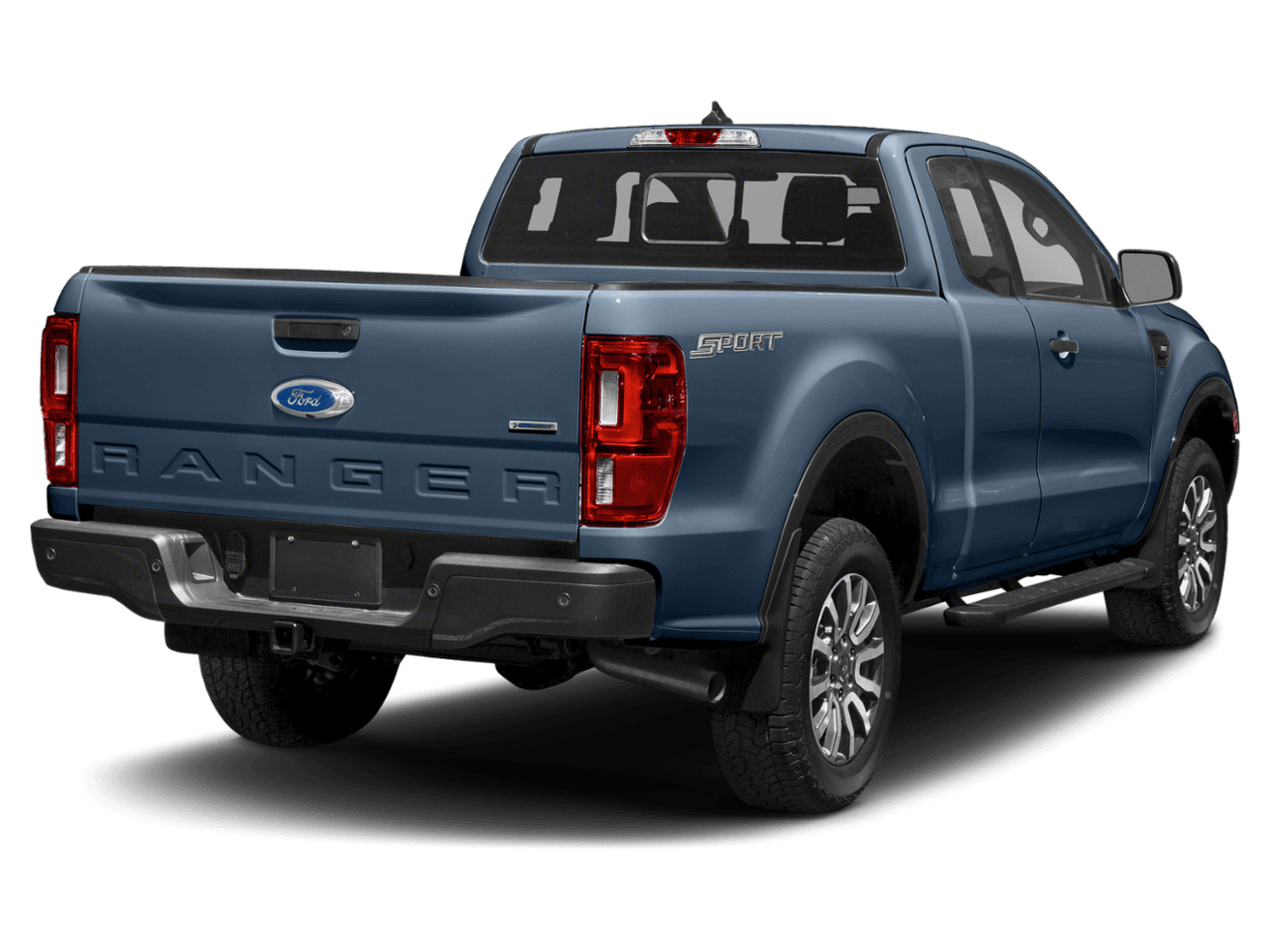 2023 Ford Ranger XLT - Rear 3/4, facing to the right