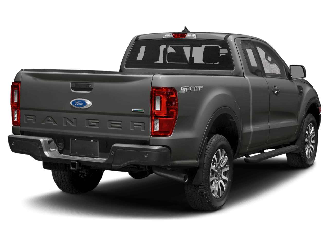 2023 Ford Ranger XLT - Rear 3/4, facing to the right