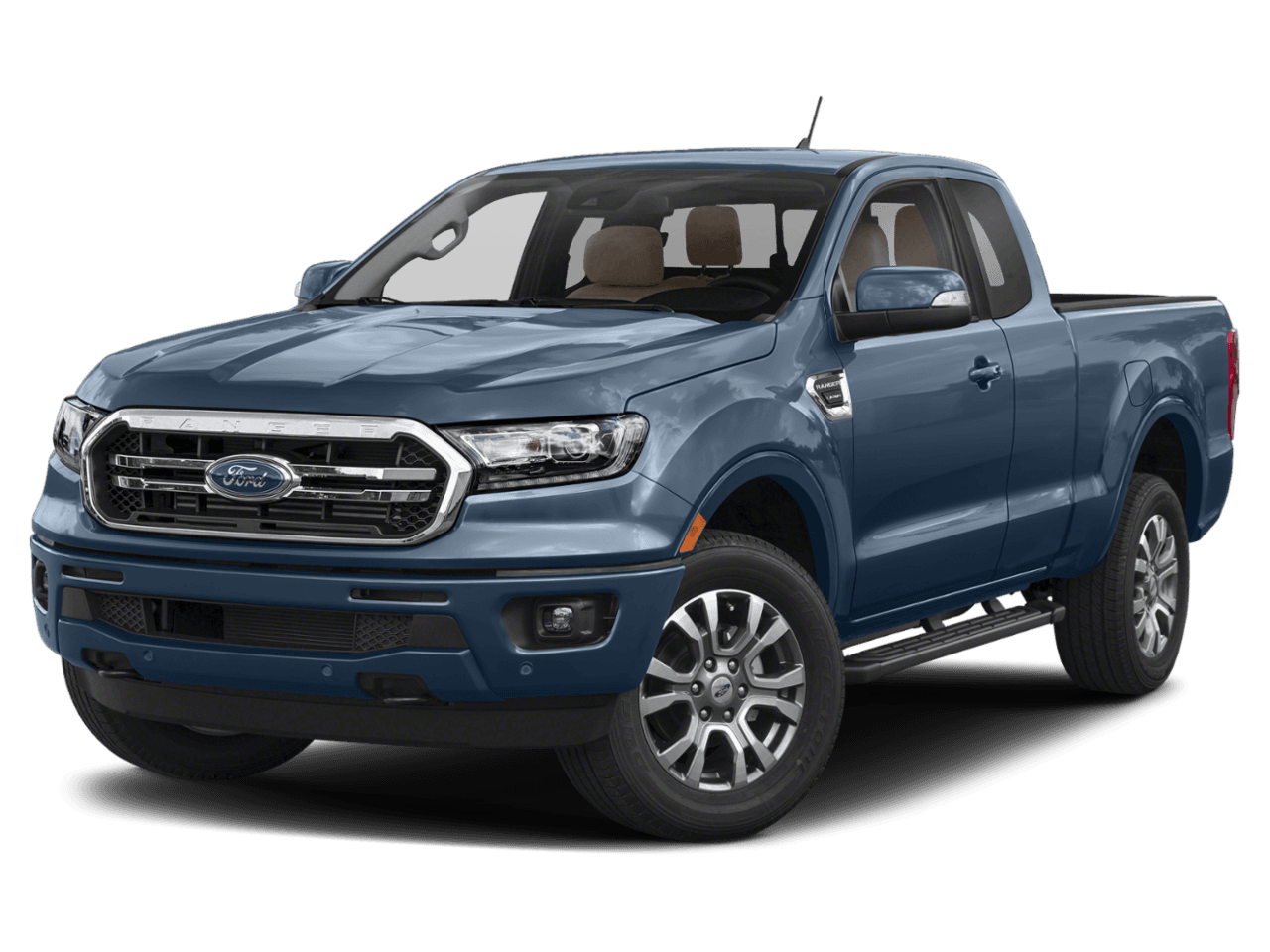 2023 Ford Ranger LARIAT - Front 3/4, facing to the left