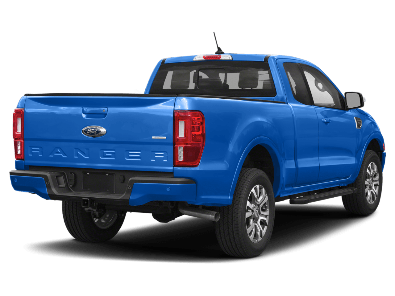 2023 Ford Ranger LARIAT - Rear 3/4, facing to the right