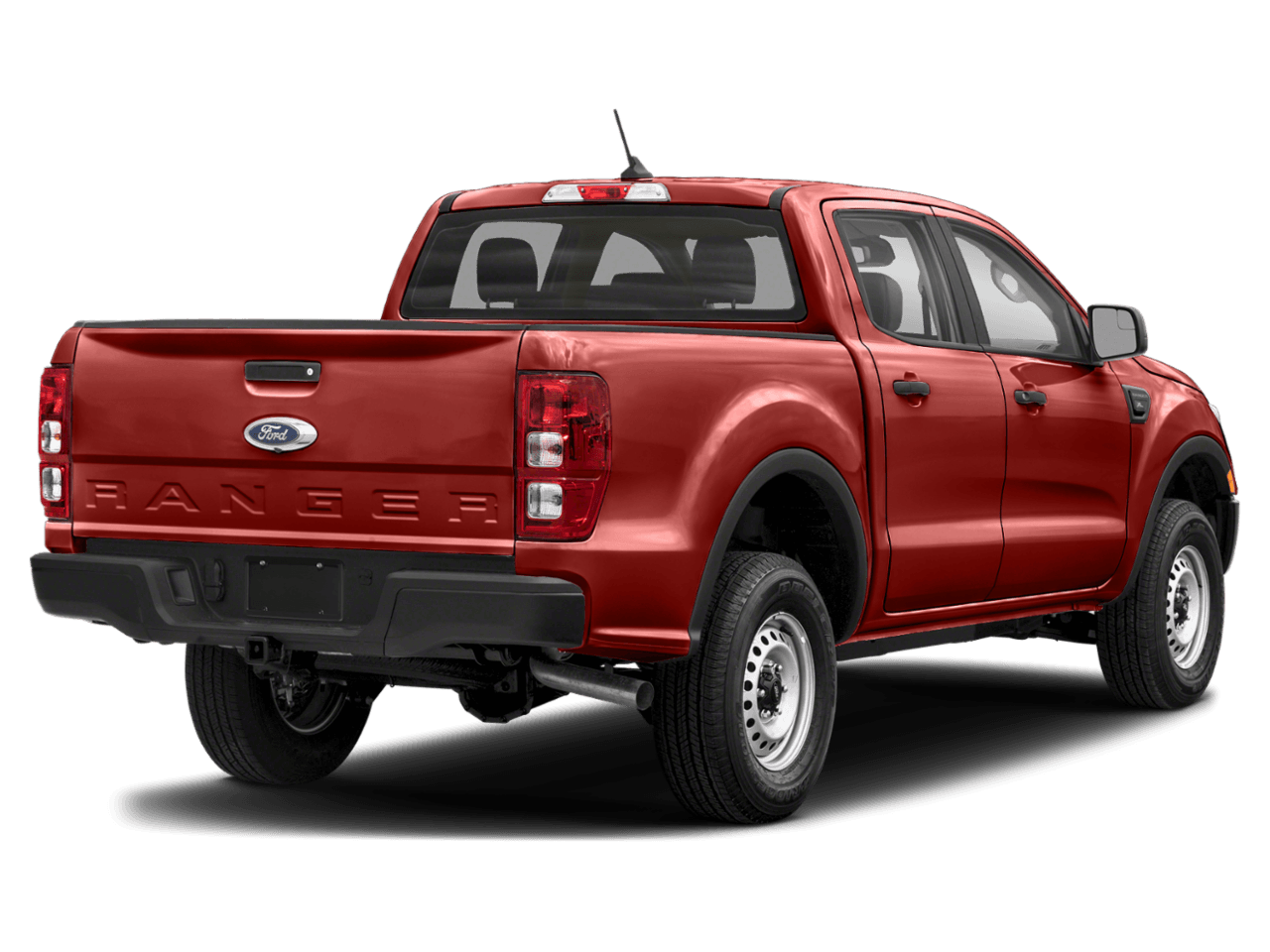 2023 Ford Ranger XL - Rear 3/4, facing to the right