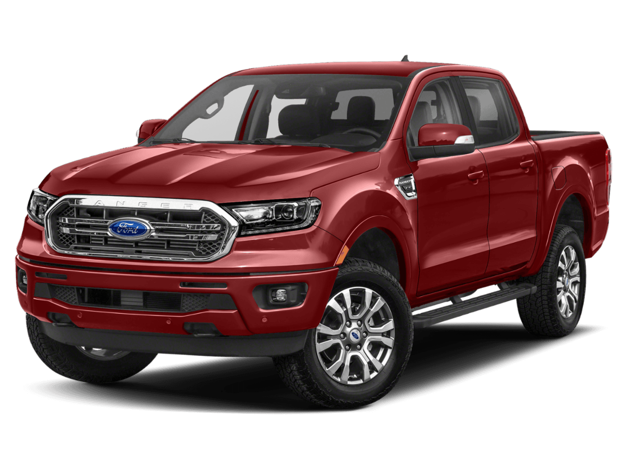 2023 Ford Ranger LARIAT - Front 3/4, facing to the left
