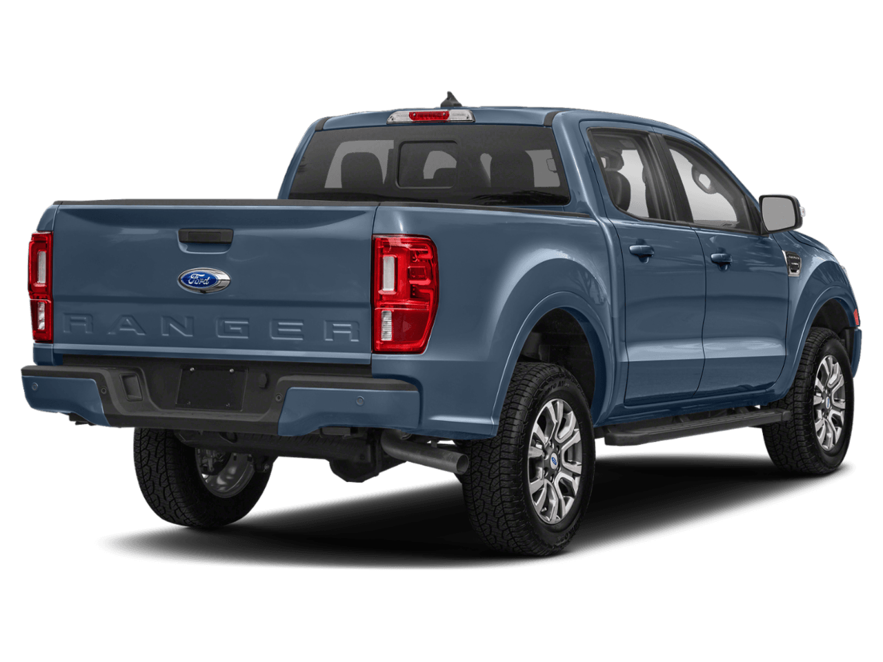 2023 Ford Ranger LARIAT - Rear 3/4, facing to the right