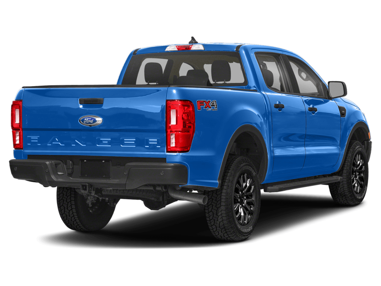 2023 Ford Ranger XLT - Rear 3/4, facing to the right