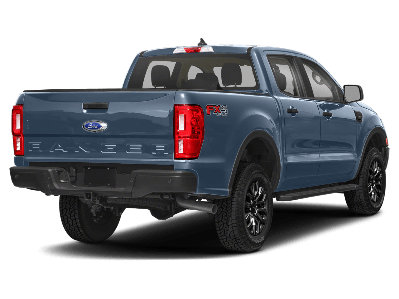 2023 Ford Ranger XLT - Rear 3/4, facing to the right