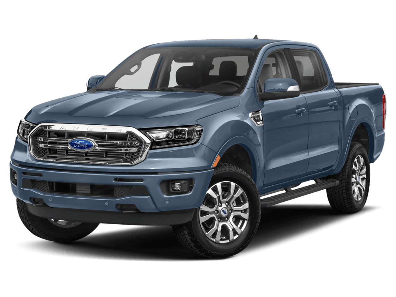 2023 Ford Ranger LARIAT - Front 3/4, facing to the left