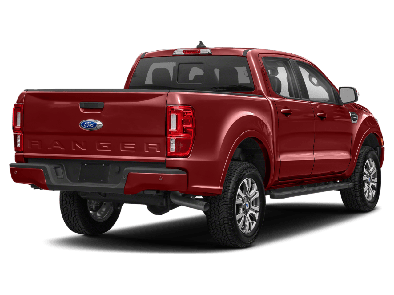 2023 Ford Ranger LARIAT - Rear 3/4, facing to the right