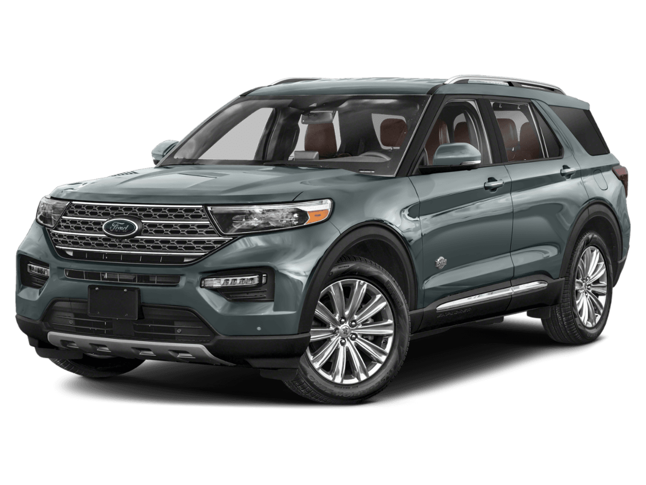 2023 Ford Explorer King - Front 3/4, facing to the left