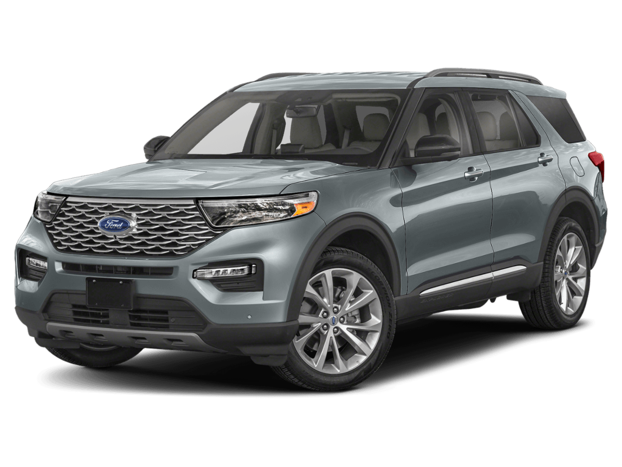 2023 Ford Explorer Platinum - Front 3/4, facing to the left