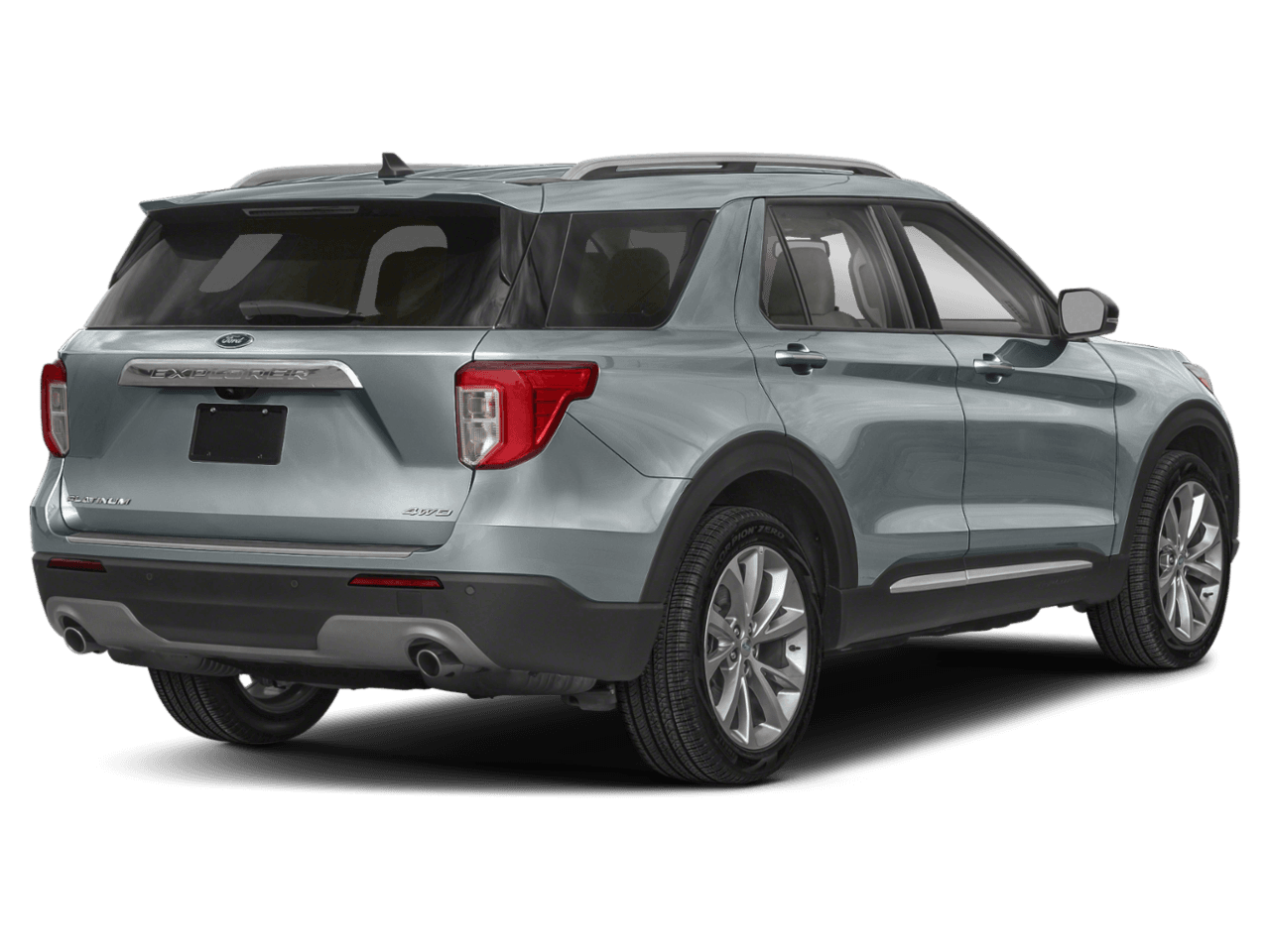 2023 Ford Explorer Platinum - Rear 3/4, facing to the right