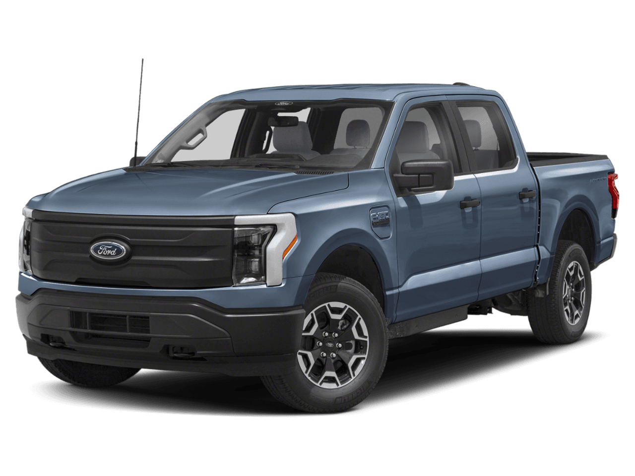2023 Ford F-150 Lightning Pro - Front 3/4, facing to the left