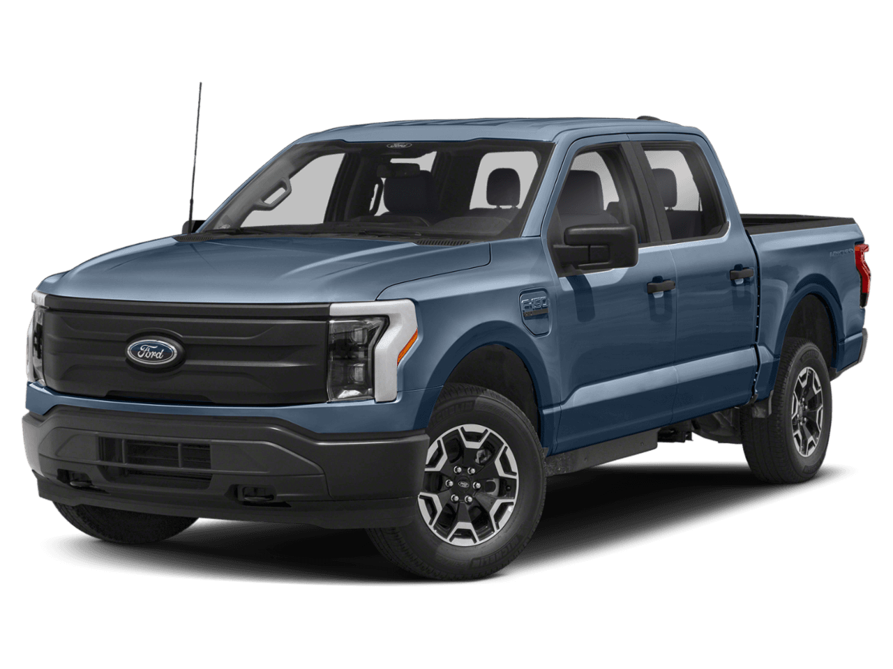 2023 Ford F-150 Lightning Pro - Front 3/4, facing to the left