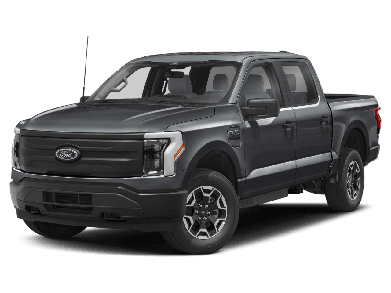 2023 Ford F-150 Lightning Pro - Front 3/4, facing to the left