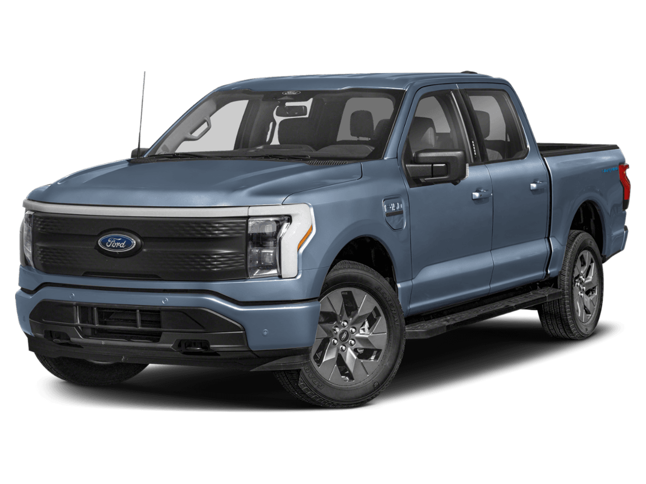 2023 Ford F-150 Lightning XLT - Front 3/4, facing to the left