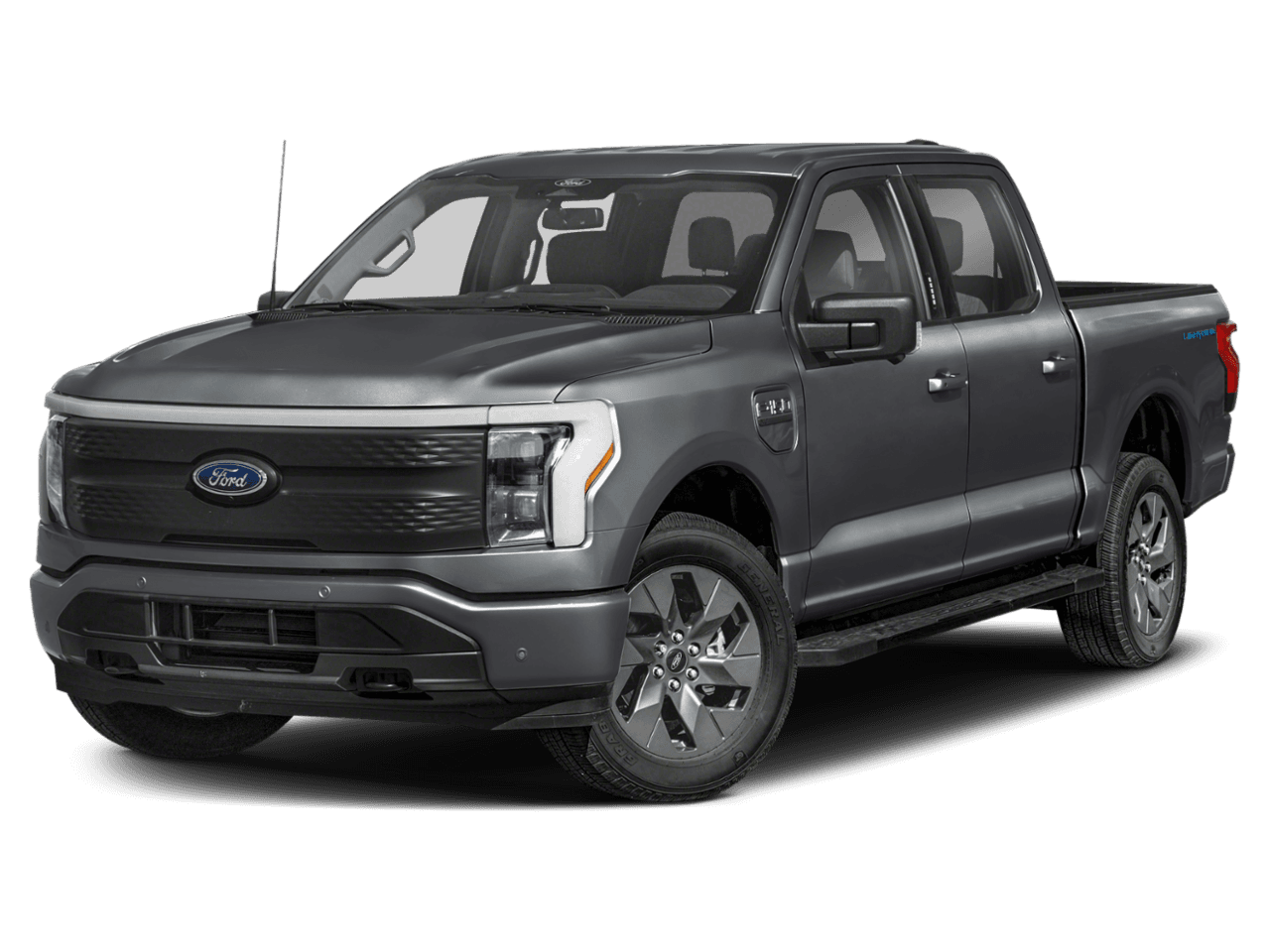 2023 Ford F-150 Lightning XLT - Front 3/4, facing to the left