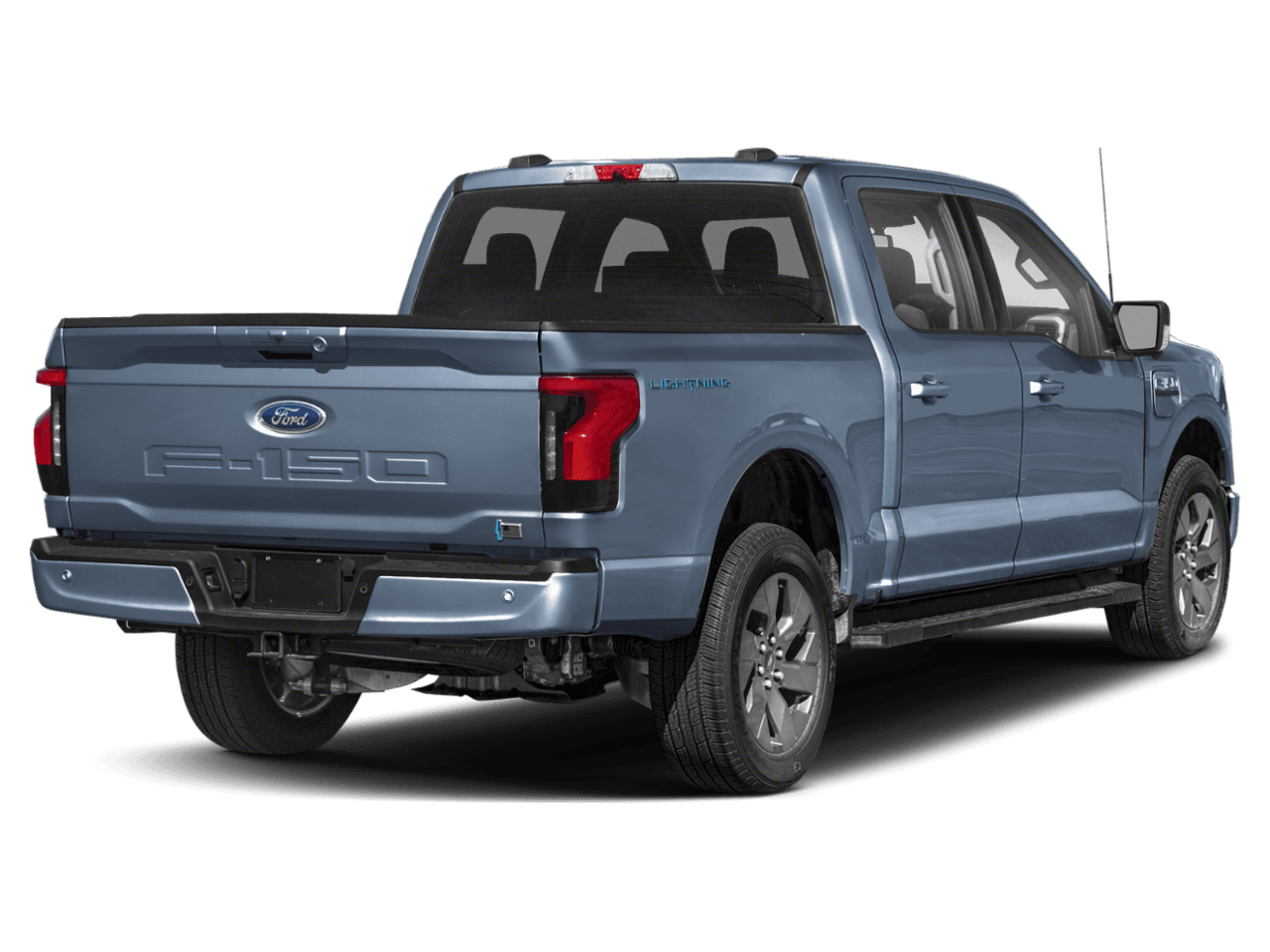2023 Ford F-150 Lightning XLT - Rear 3/4, facing to the right