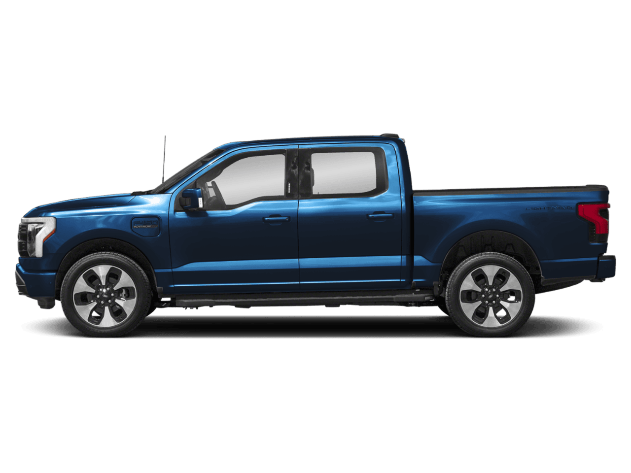 2023 Ford F-150 Lightning Platinum - Profile, facing to the left