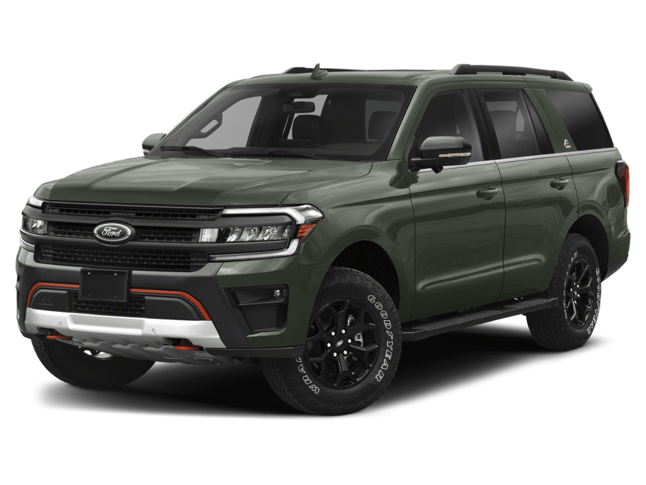 2023 Ford Expedition Timberline - Front 3/4, facing to the left