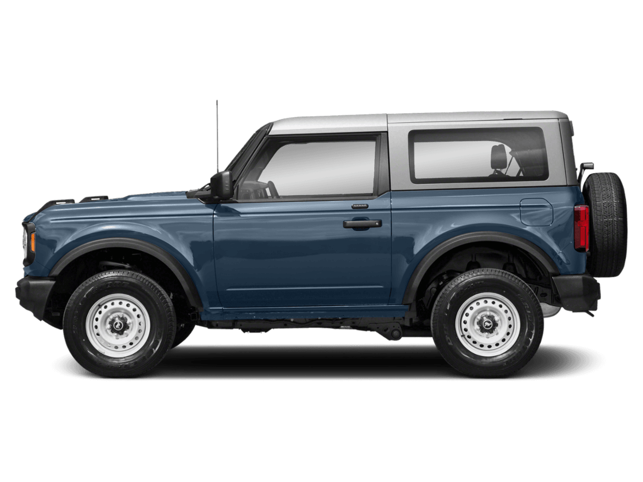 2023 Ford Bronco Black - Profile, facing to the left