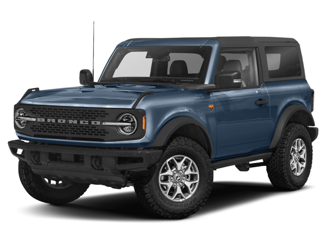 2023 Ford Bronco Badlands - Front 3/4, facing to the left