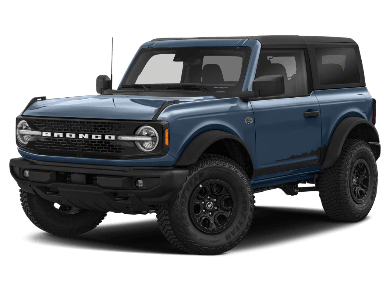 2023 Ford Bronco Wildtrak - Front 3/4, facing to the left