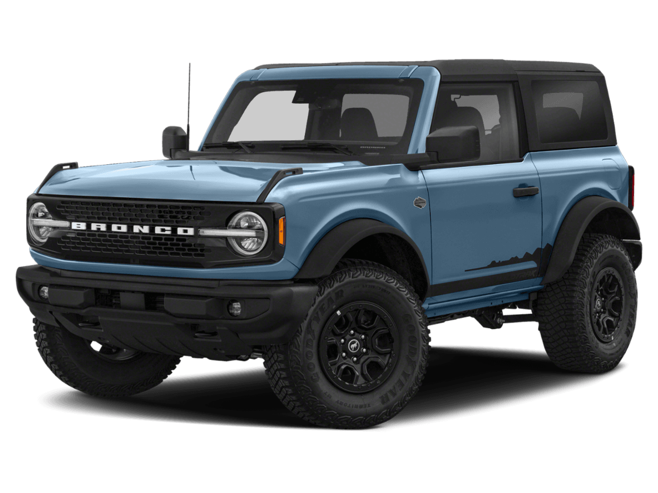 2023 Ford Bronco Wildtrak - Front 3/4, facing to the left