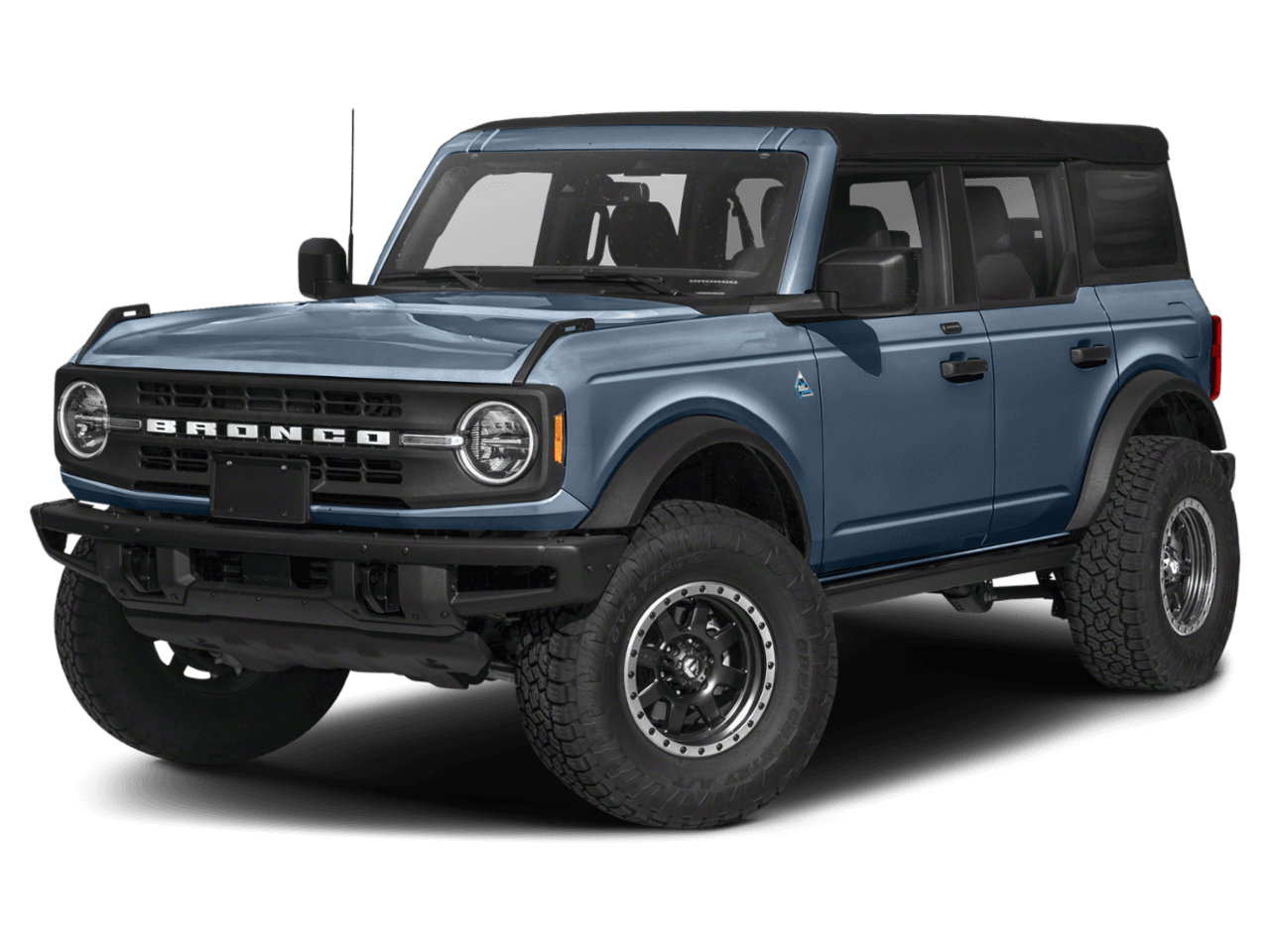 2023 Ford Bronco Black - Front 3/4, facing to the left