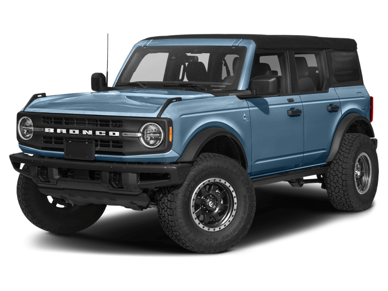 2023 Ford Bronco Black - Front 3/4, facing to the left