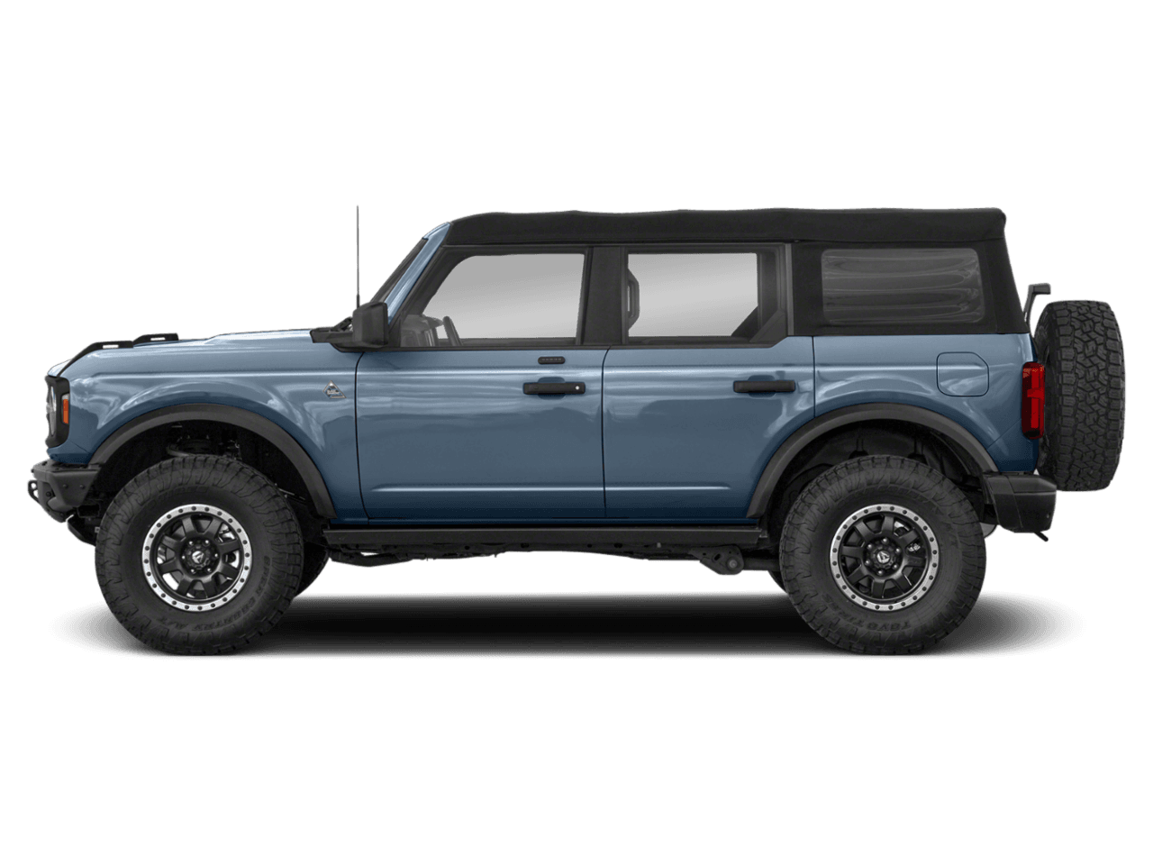 2023 Ford Bronco Black - Profile, facing to the left