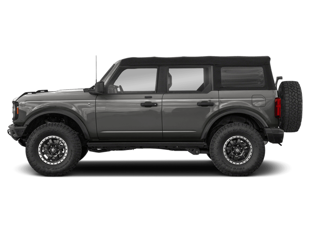 2023 Ford Bronco Black - Profile, facing to the left