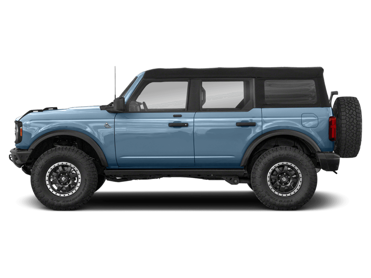 2023 Ford Bronco Black - Profile, facing to the left