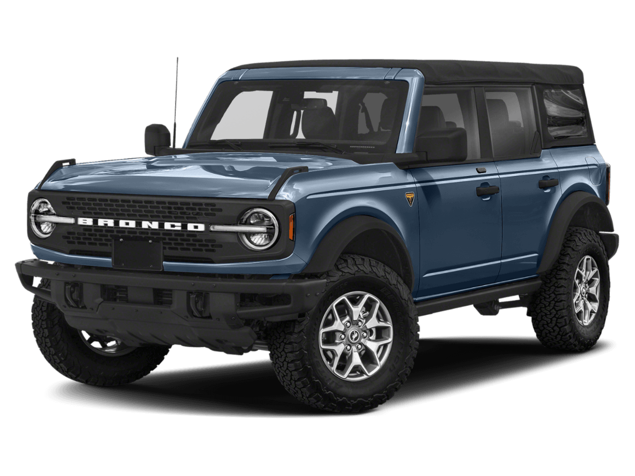 2023 Ford Bronco Badlands - Front 3/4, facing to the left