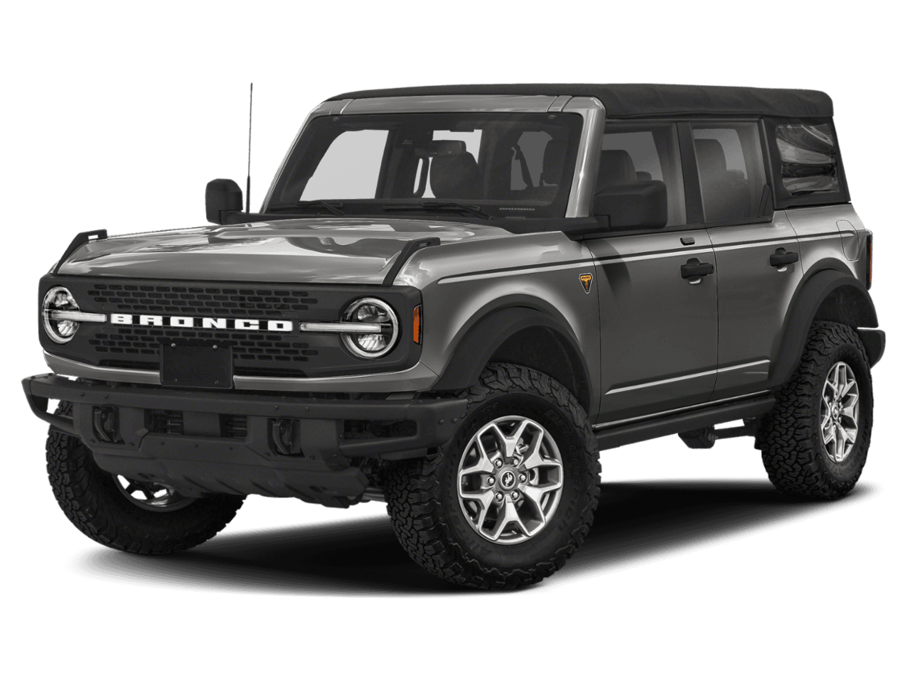 2023 Ford Bronco Badlands - Front 3/4, facing to the left