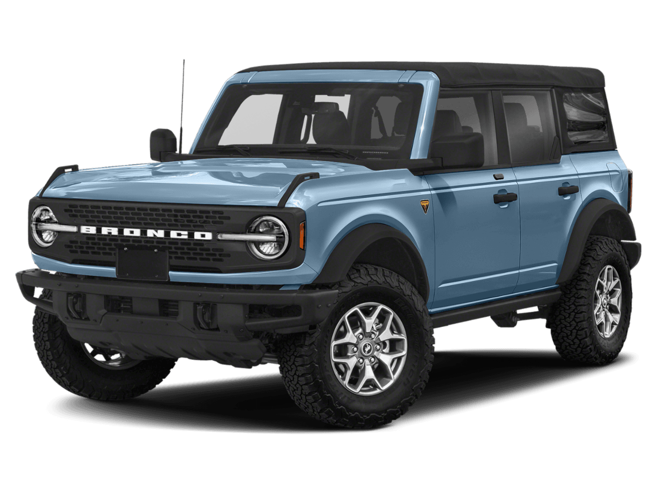 2023 Ford Bronco Badlands - Front 3/4, facing to the left